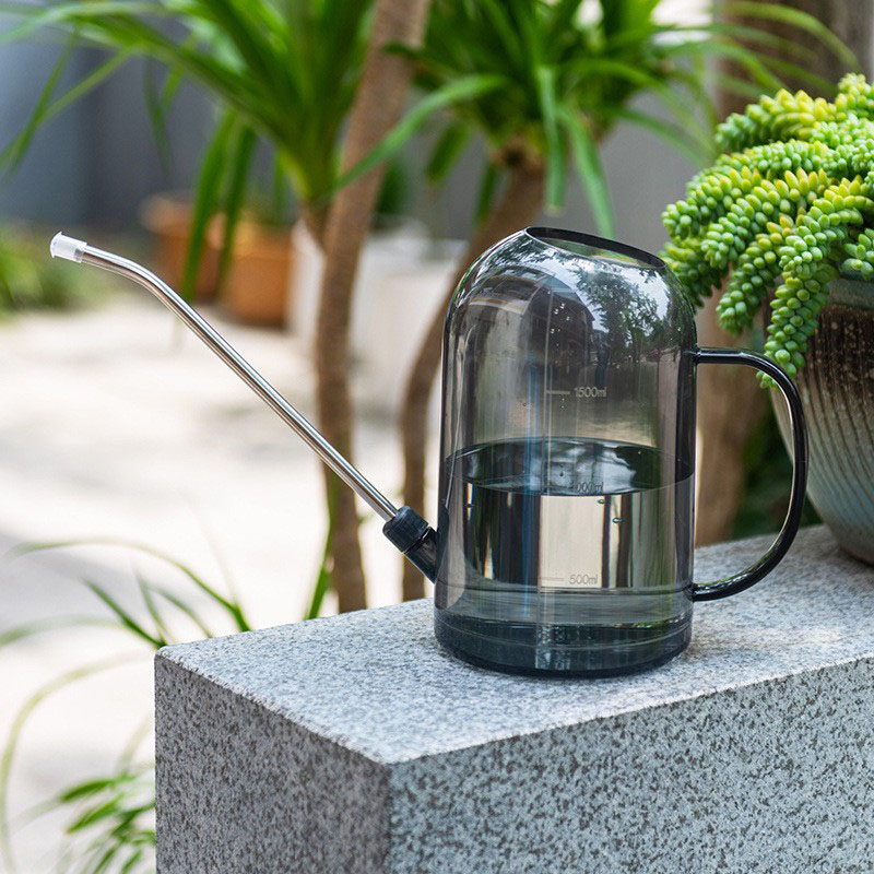 Watering Can Long Spout - Uzun Ağızlı Sulama Kovası Şeffaf Ölçü