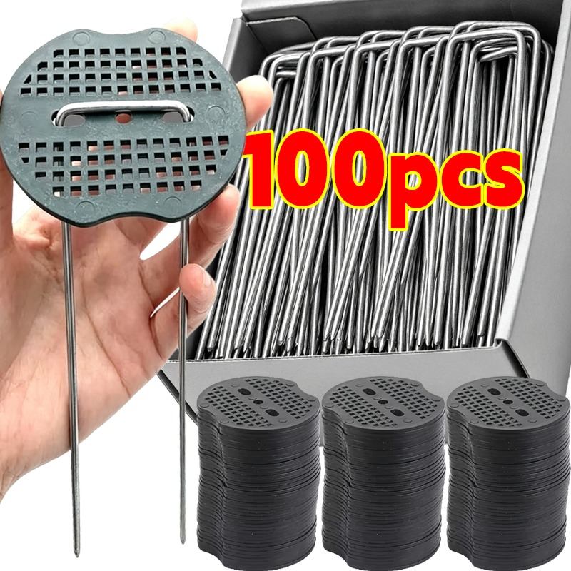 Gardening Tools Types - U-tipi Bahçe Çivileri Plastik Conta Ağır