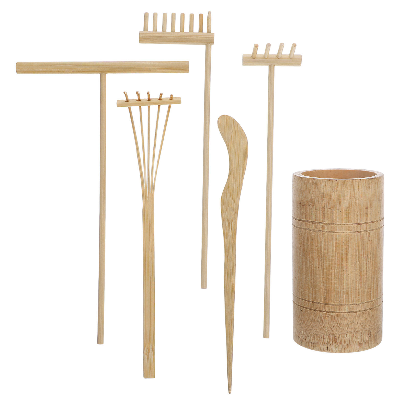 Gardening Tools And Accessories - 1 Set Japon Zen Bahçesi Tırmık