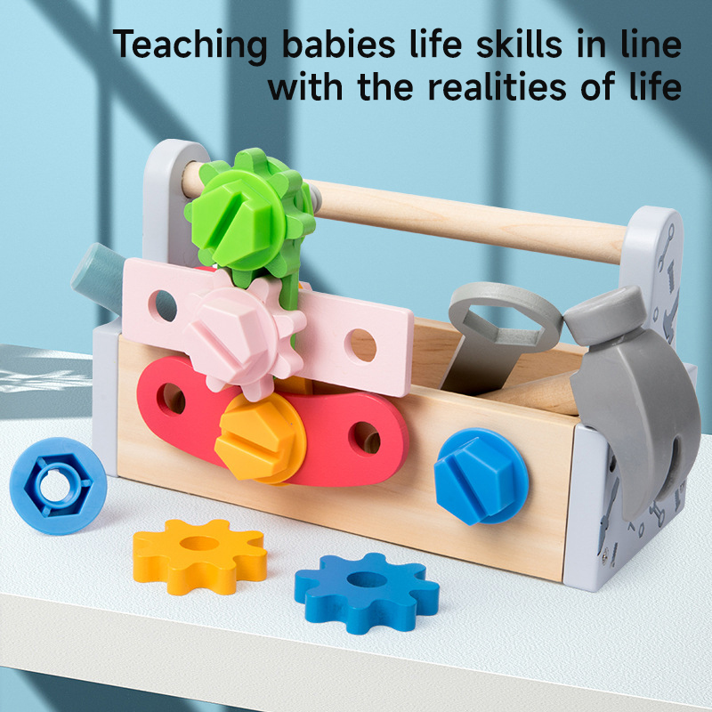 Gardening Tools For Kids - Çocuklar İçin Ahşap Oyuncaklar DIY Vida