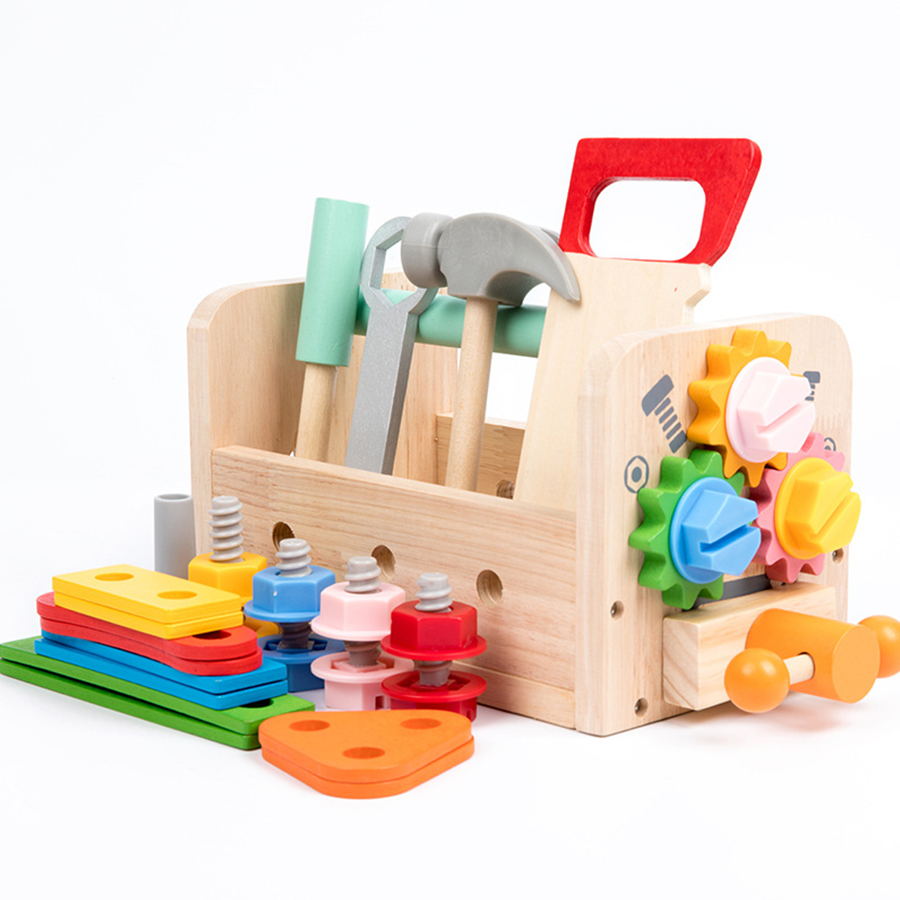Gardening Tools For Kids - Çocuklar Alet Tezgahı Ahşap Set Oyuncaklar