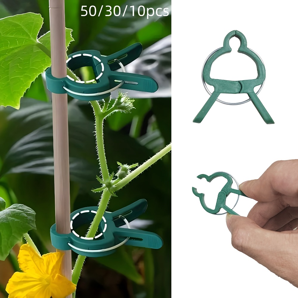 Essential Gardening Tools - 10/30/50 adet Ayarlanabilir Bitki Klipsleri -