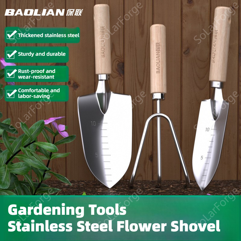 Gardening Tools On Sale - BAOLIAN Paslanmaz Çelik Bahçe Küreği Aletleri