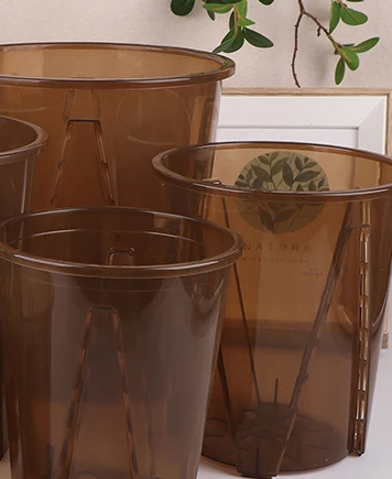 Orchid Potting Mix - Delikli Plastik Orkide Kök Kontrol Saksıları
