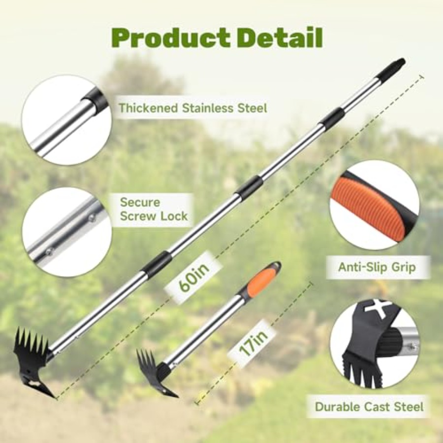 60 inç Uzun Saplı Yabani Ot Çe - Gardening Tools Long Handle incelemesi ve fiyatı