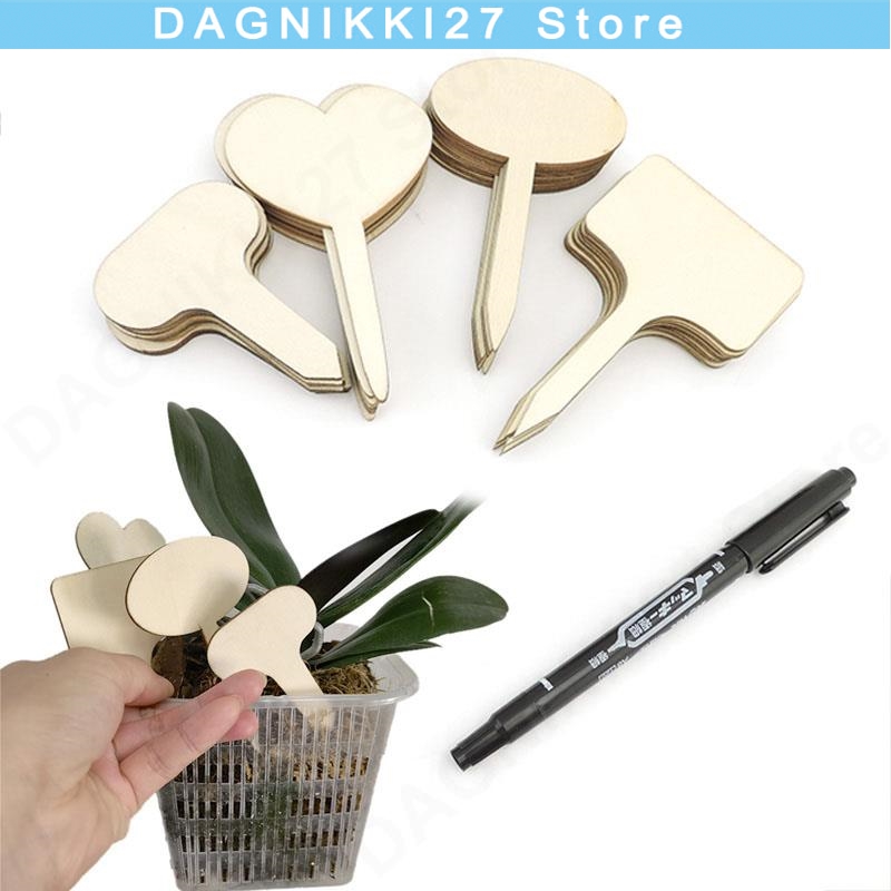 10x T Tipi Ahşap Bitki Etiketl - Gardening Tools Types incelemesi ve fiyatı