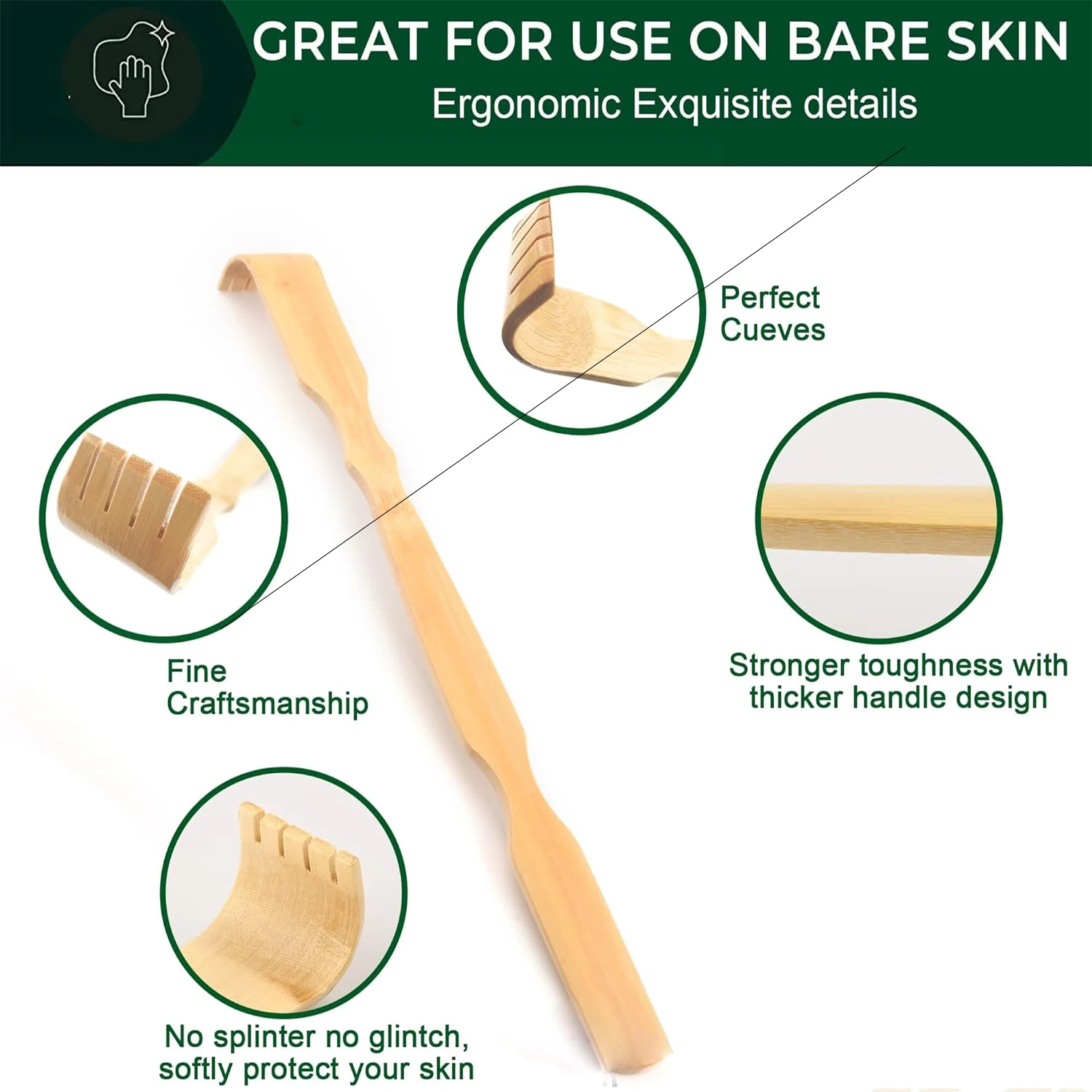Bambu Sırt Kaşıyıcı – Doğal Ba - Gardening Tools Long Handle incelemesi ve fiyatı