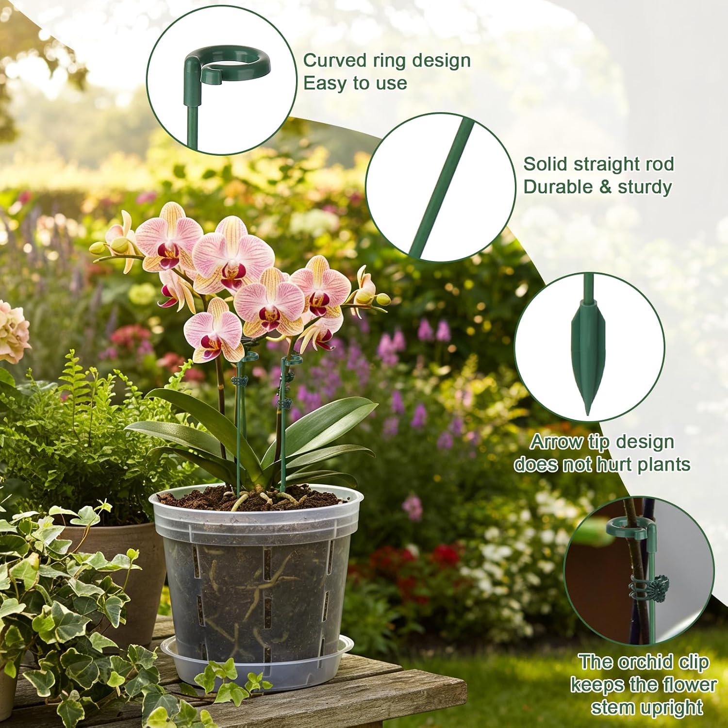 5/10 adet bitki destek kazıkla - Orchid Potting Mix incelemesi ve fiyatı